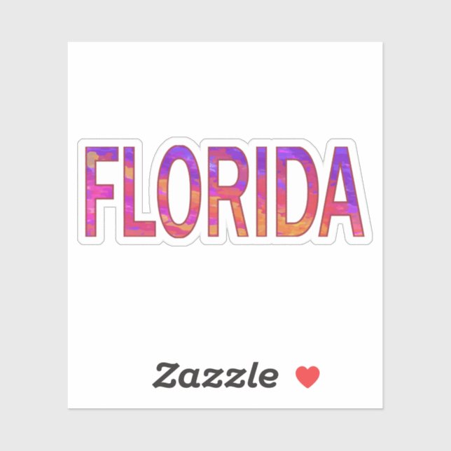 Sticker Floride (Feuille)