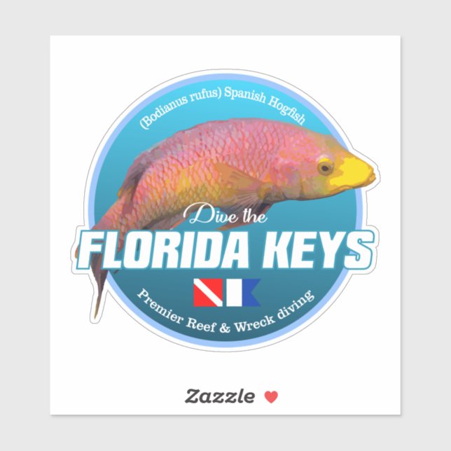 Sticker Floride Keys (DD2) (Feuille)