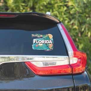 Sticker Floride rétro