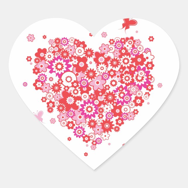 Sticker Flower Heart 1 (Devant)