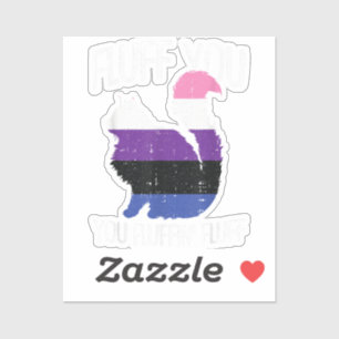 Sticker Fluff You Fluffin Fluff Genre Fluid Pride Chat