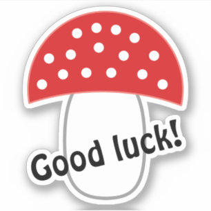 Sticker Fly agaric accorde bonne chance et fortune!
