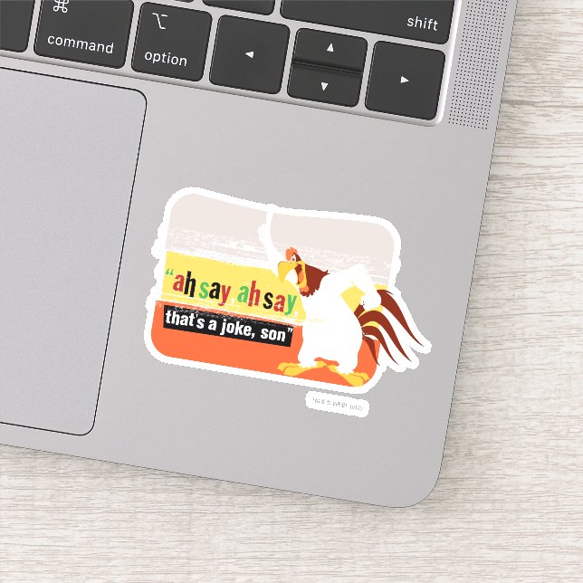 Sticker Foghorn C'est une blague, Fils (Détail)