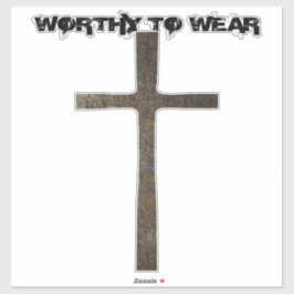 Sticker Foi Croix Armure - À Porter