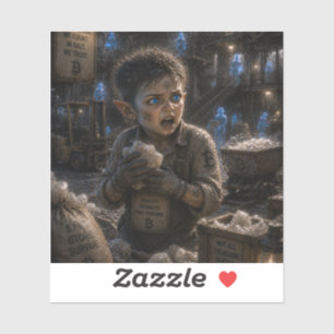 Sticker Folie / Travailleur d'entrepôt / Mineur de sel