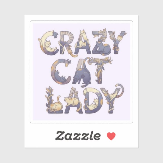 Sticker Folle des Chats (Feuille)