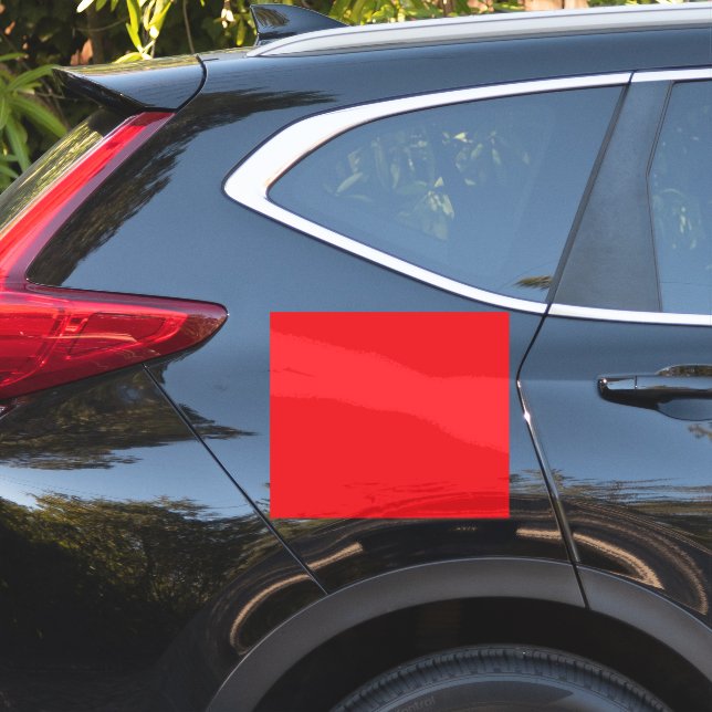 Sticker Fond uni rouge solide  (Coté voiture)