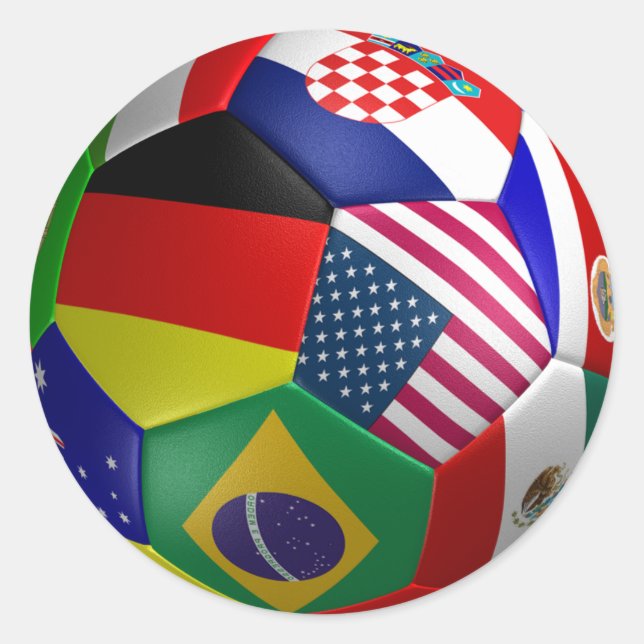 Sticker Football de la Coupe du monde de football (Devant)
