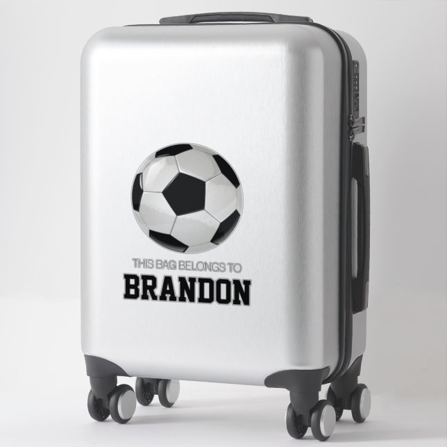 Sticker Football Enfants Vinyl (Sur valise)