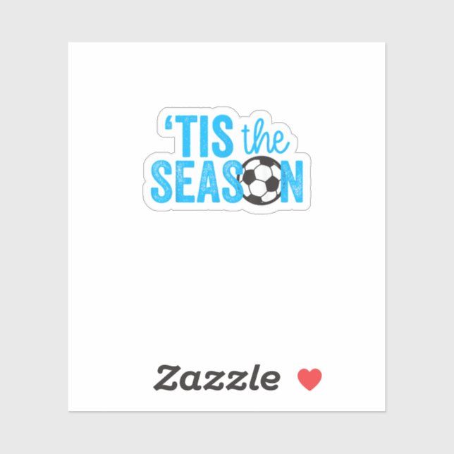 Sticker Football Pour Filles Ados C'Est La Saison (Feuille)