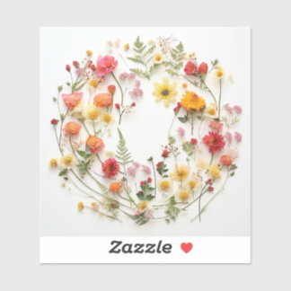 Sticker Forage de fleurs sauvages