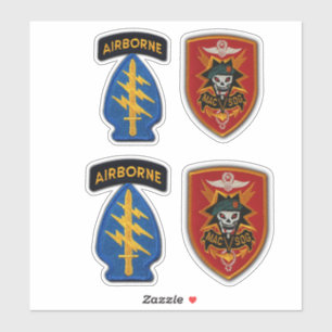 Sticker Forces spéciales MACVSOG SOG Green Berets Contour
