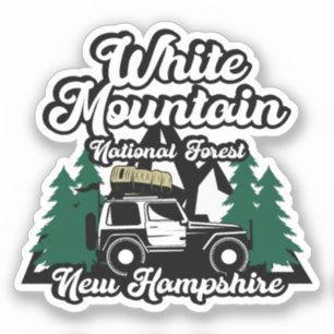 Sticker Forêt nationale de White Mountain