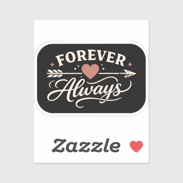 Sticker Forever Always Couple - Pointing Right (Feuille)