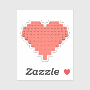 Sticker Forme cardiaque Valentines