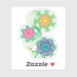 Sticker Formes et motifs de lignes de la nature