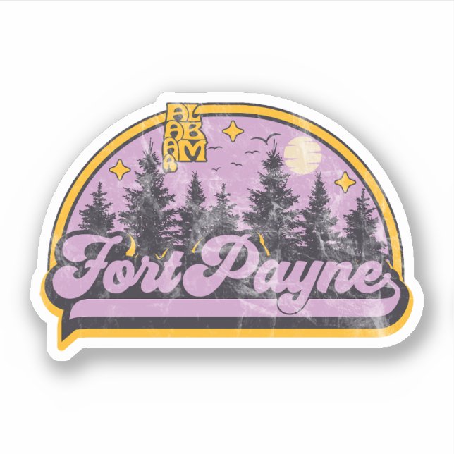 Sticker Fort Payne, Alabama (Devant)