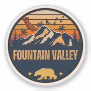 Sticker Fountain Valley, Californie