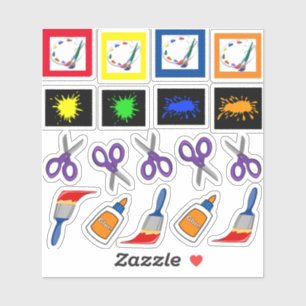 Sticker Fournitures d'art