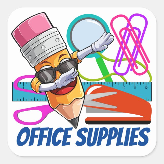 STICKER Fournitures de bureau (Devant)