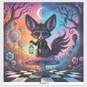 Sticker Fox divisée par les royaumes de Twilight