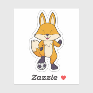 Sticker Fox Soccer player Soccer