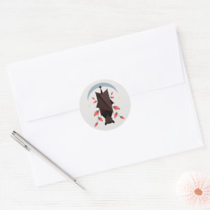 Sticker Fox volant