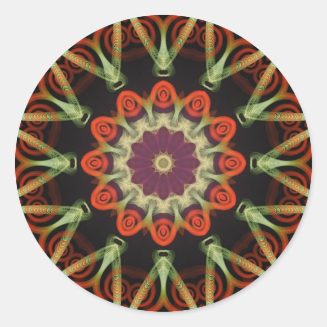 Sticker FractalArt #17 (Devant)