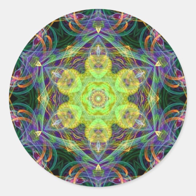 Sticker Fractidelic 015 (Devant)