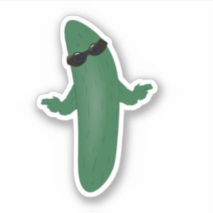 Sticker Frais comme un concombre