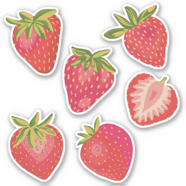Sticker Fraise (Devant)