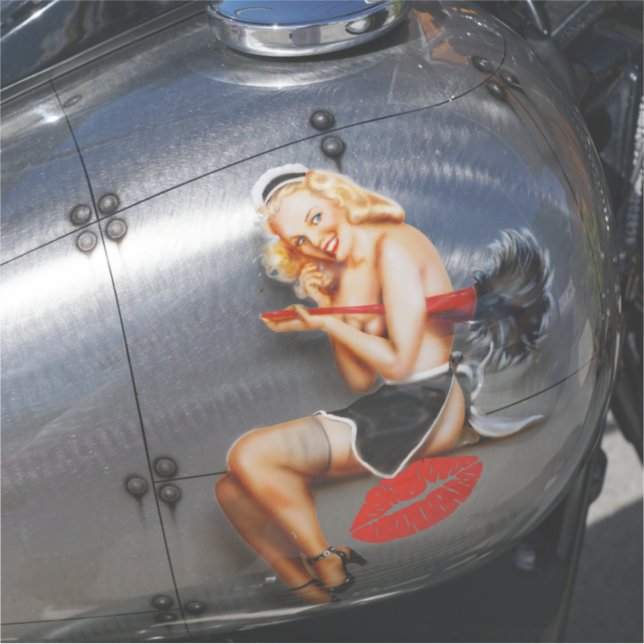 Sticker FRANÇAIS MAID RETRO (Devant)