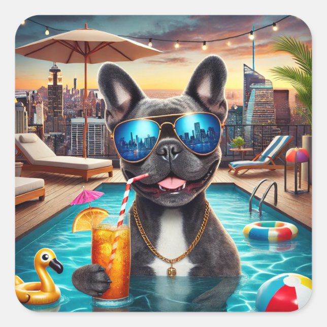 Sticker français mignon (Devant)