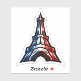 Sticker France Tour Eiffel voiture