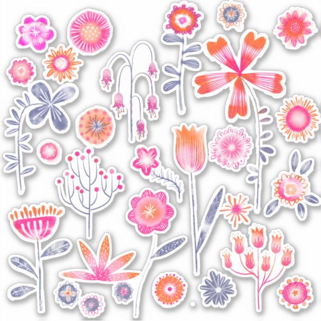 Sticker Frankie’s Garden Flowers (Devant)