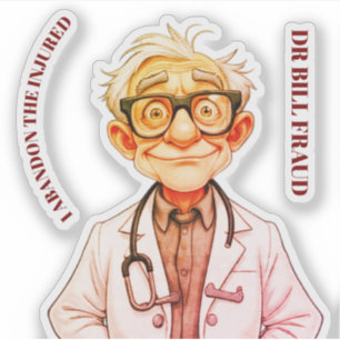 STICKER FRAUDE DR BILL