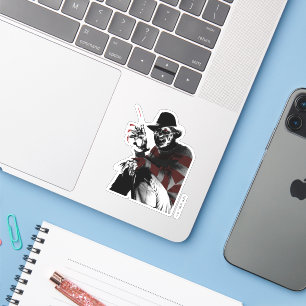 Sticker Freddy contre Jason Freddy Seeing Red