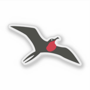 Sticker Frégate d'Antigua du nouveau drapeau de Barbuda
