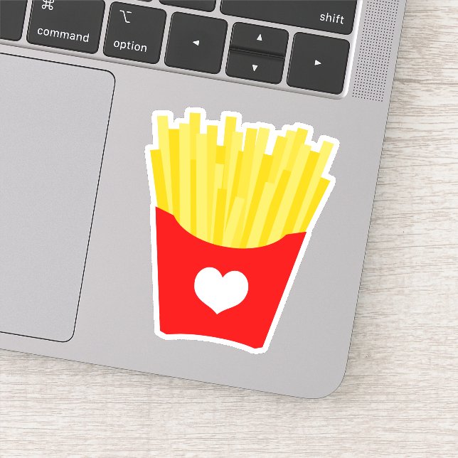 Sticker French Fry Love (Détail)