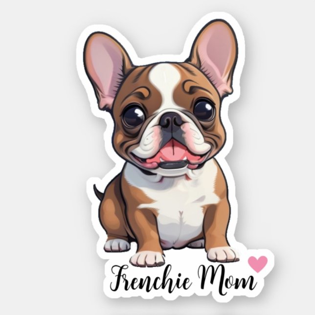 Sticker Frenchie Chien Maman (Créateur téléchargé)
