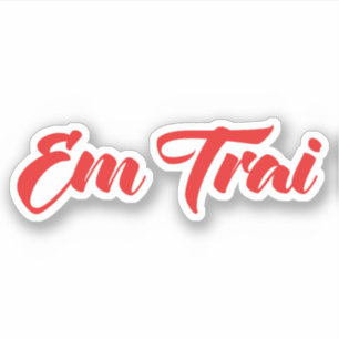 Sticker Frère jeune vietnamien - Em Trai ~ Tiếng Việt
