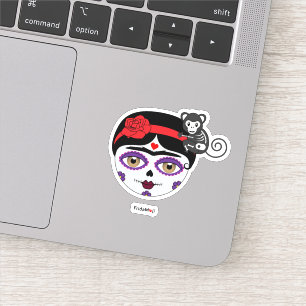 Sticker Frida Kahlo   FridaMoji - Jour des Morts