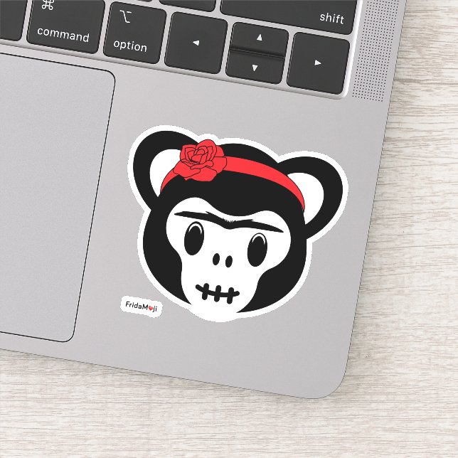 Sticker Frida Kahlo | FridaMoji - Jour du singe mort (Détail)