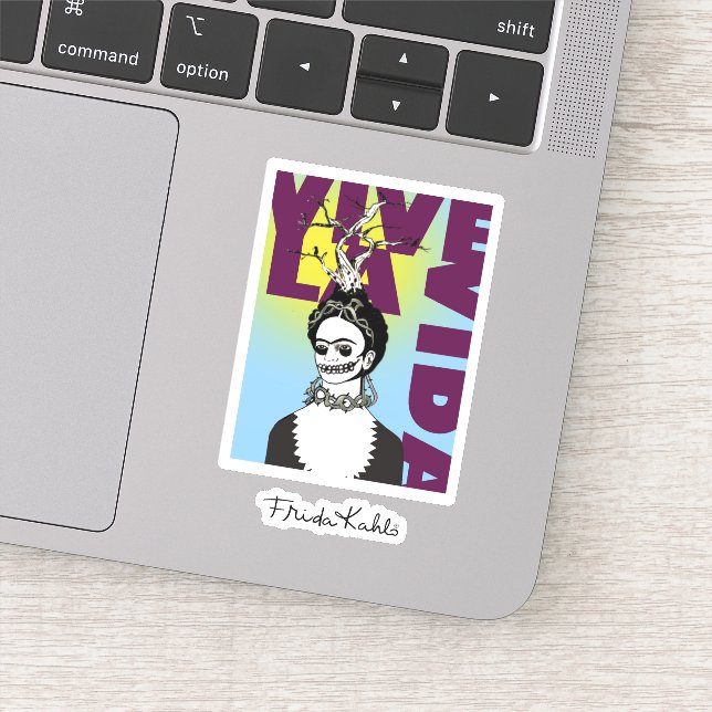 Sticker Frida Kahlo Pop Art Portrait (Détail)