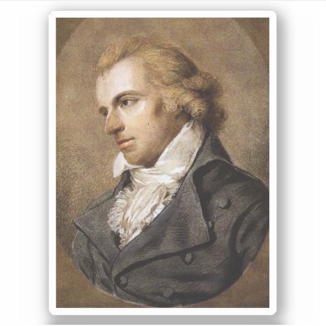 Sticker Friedrich Schiller, écrivain romantique allemand (Devant)
