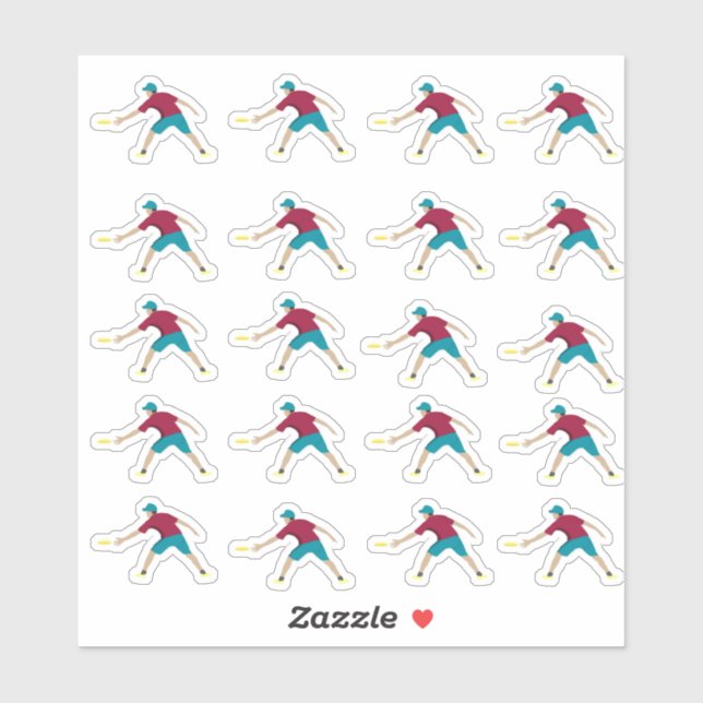 Sticker Frisbee ultime (Feuille)