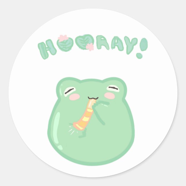 Sticker Froggy mignon (Devant)