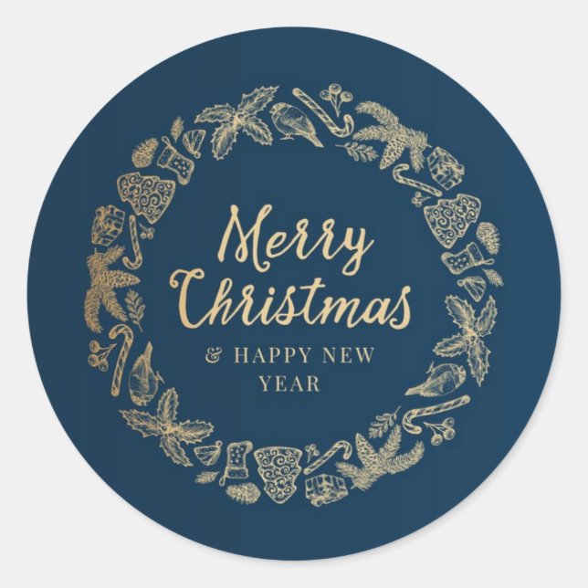 Sticker Frohe Weihnachten (Vorderseite)