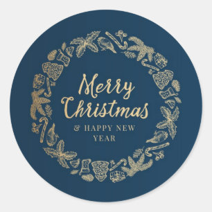 Sticker Frohe Weihnachten