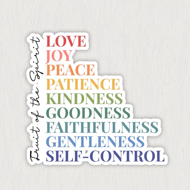 Sticker Fruit de l'Esprit (Créateur téléchargé)